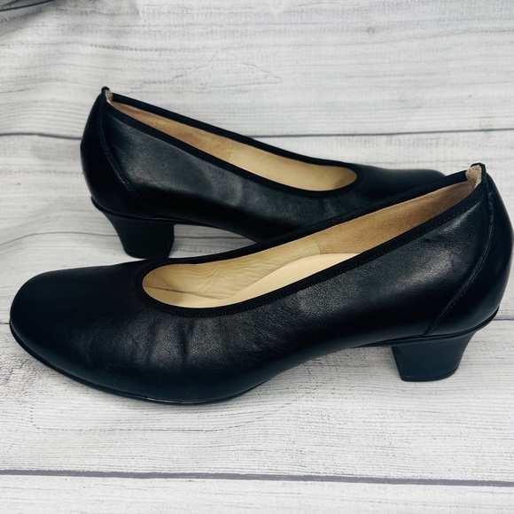 SAS Shoes - SAS Shoes Women's Milano Classic Black Leather Heel Pumps Size 11 M